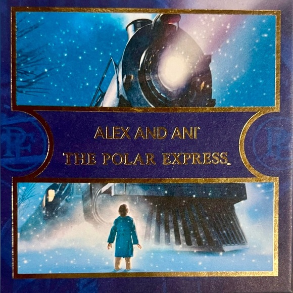 ALEX and ANI The Polar Express Bracelet Pocket Watch Charm Bangle w/Box Back Tag - Picture 4 of 5
